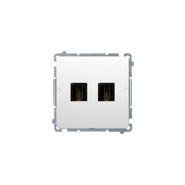 Simon Basic Gniazdo HDMI podwójne biały BMGHDMI2.01/11 KONTAKT