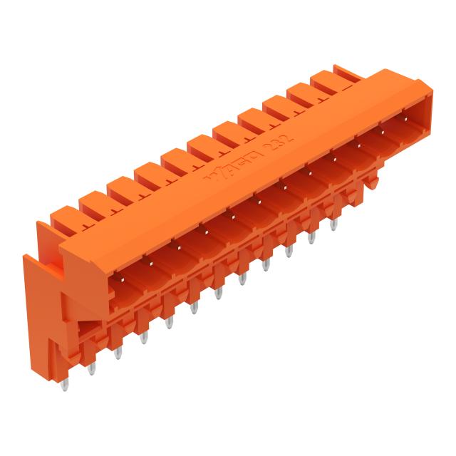 MCS-MIDI Classic wtyk podwyższony 16-bieg. pomarańczowy raster 5,08 mm /25szt./ WAGO