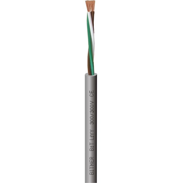 BiT LiYY 300/300V 7x0,75 Kabel sterowniczy giętki, żyły kolorowe, izolacja i powłoka PVC, do zastoso