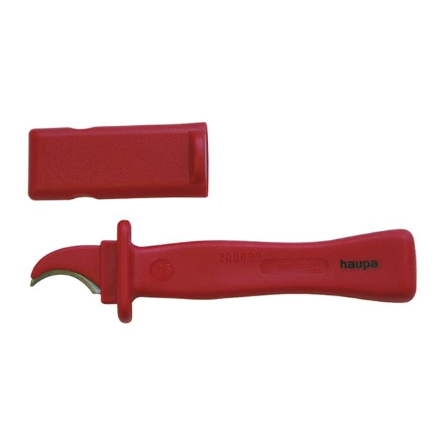 Nóż do przewodów z zakrzywionym ostrzem VDE