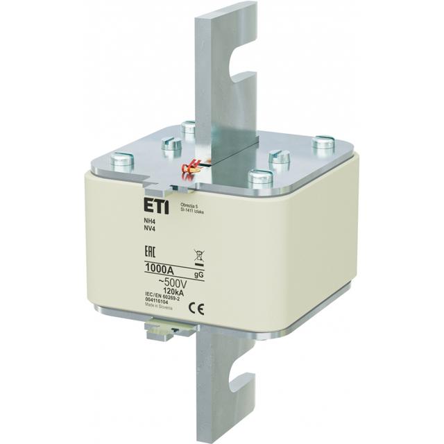 Wkładka topikowa NH zwłoczna NH4 gG 1000A 500V 004116104 ETI