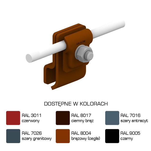 AN-06J/LA/ Uchwyt na rąbek /LA/