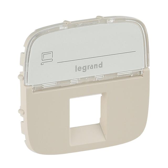 Valena Allure Plakietka Kremowa Gniazda Pojedynczego Rj11 Lub Rj12 Lub Rj45 Z Etykietą 755476 LEGRAND