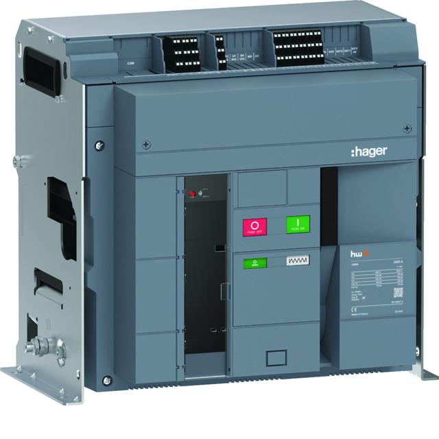 ACB HW4 120kA 2500A 3P Wyłącznik powietrzny stacjonarny do wyzwalacza sentinel HW4P325FB HAGER