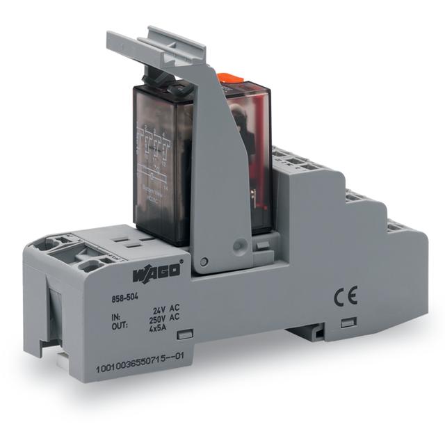 Przekaźnik przemysłowy 24V AC 4p /5szt./ 858-504 WAGO