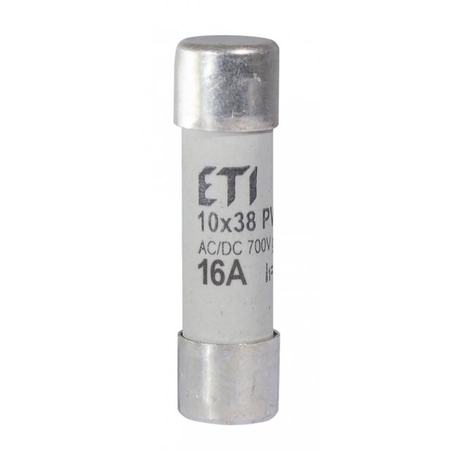 Wkładka topikowa cylindryczna PV gR 700V CH10x38 gR 16A 700V AC DC 002625023 ETI