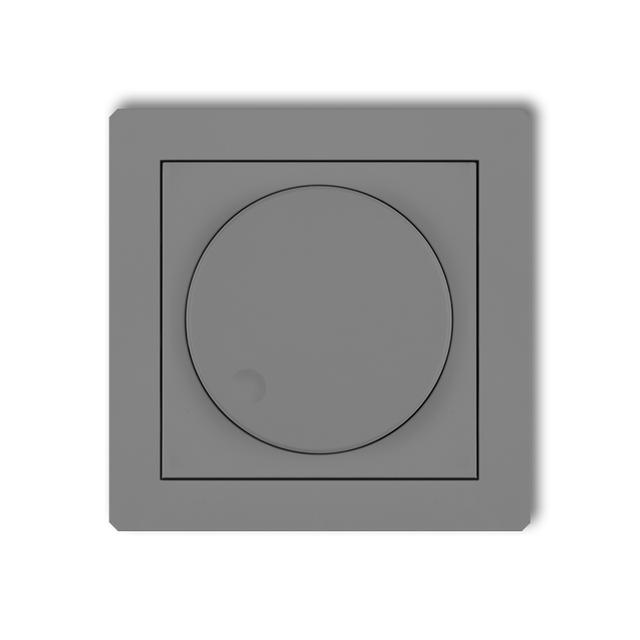 DECO Mechanizm elektronicznego regulatora oświetlenia przyciskowo-obrotowego szary mat