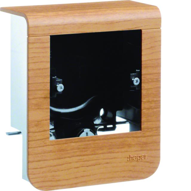 tehalit.SL Pusty nośnik urządzeń 20x55 fi60 buk SL20055901D2 HAGER