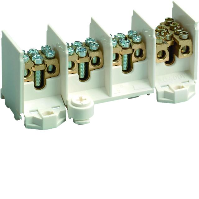 Zaciski rozgałęźne 4-polowe 25/2x16mm2 K29N HAGER