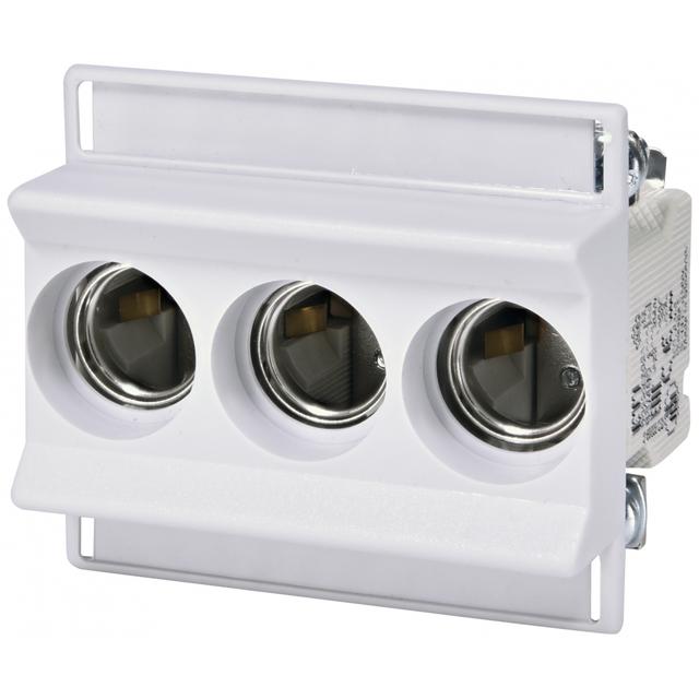 D02N/3 E18 GNIAZDO D0 (3P) NA SZYNĘ TH