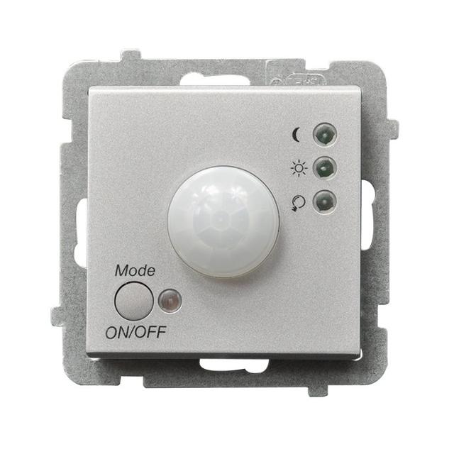 SONATA Elektroniczny czujnik ruchu - kolor srebro mat