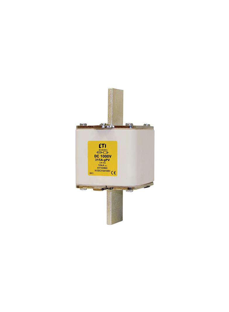 Wkładka topikowa M3 DC 1000V M3 gPV 400A 1000V DC 004110457 ETI