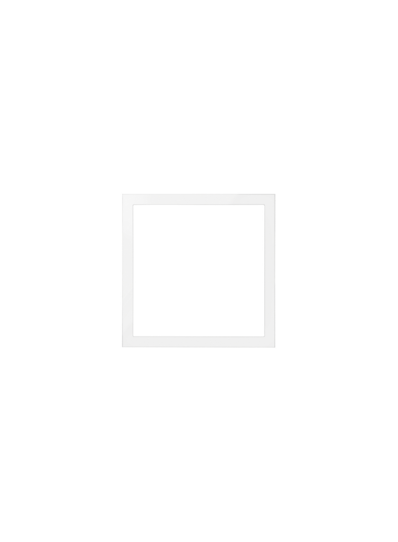 Simon 100 Ramka matrix 1-krotna biały mat