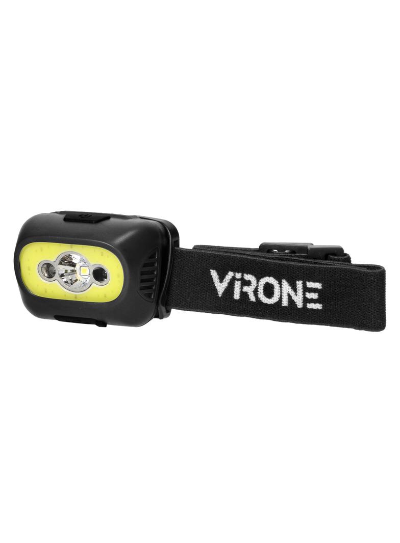 Latarka czołowa COB+LED, ładowanie USB, czujnik ruchu, czarna LT-13/B ORNO