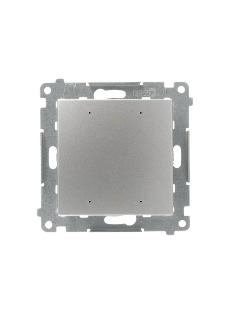 Simon 54 GO Sterownik przyciskowy do obsługi rolety żaluzji markizy firany sterowany smartfonem [WiFi] 2x5A 230V srebrny mat DEZ1W.01/43 KONTAKT