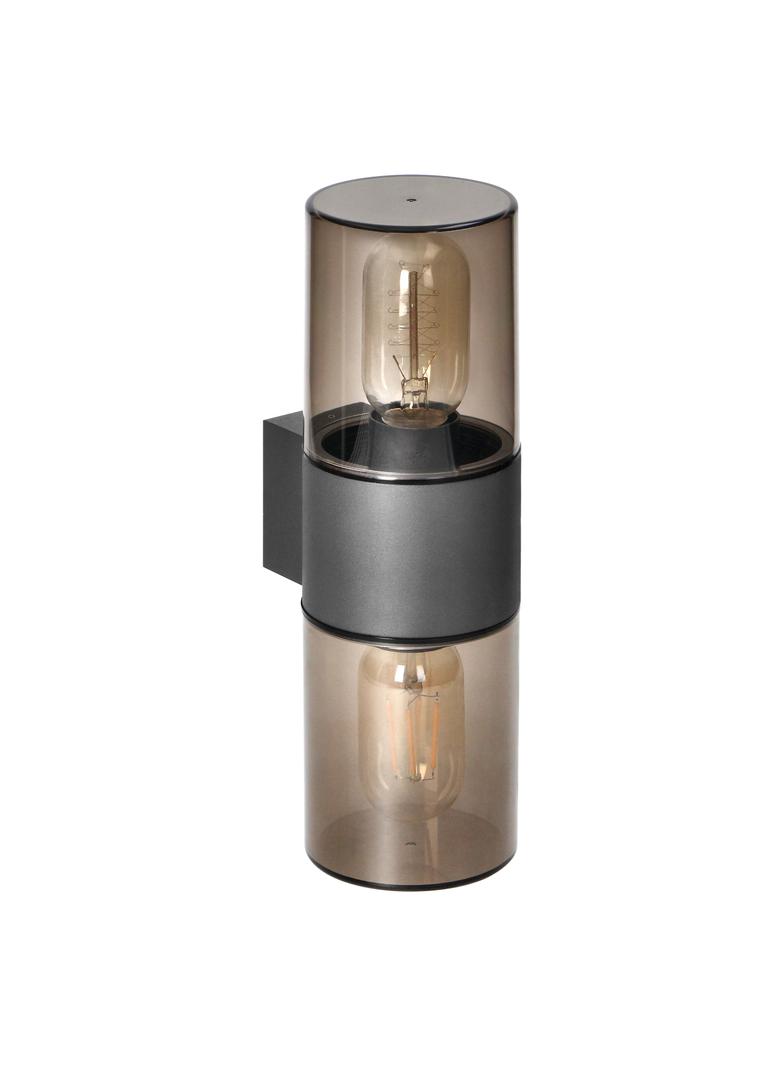 SALVIA oprawa ogrodowa hermetyczna 2xE27 max. 2x15W IP54 szara AD-OP-6574GE27PP ORNO