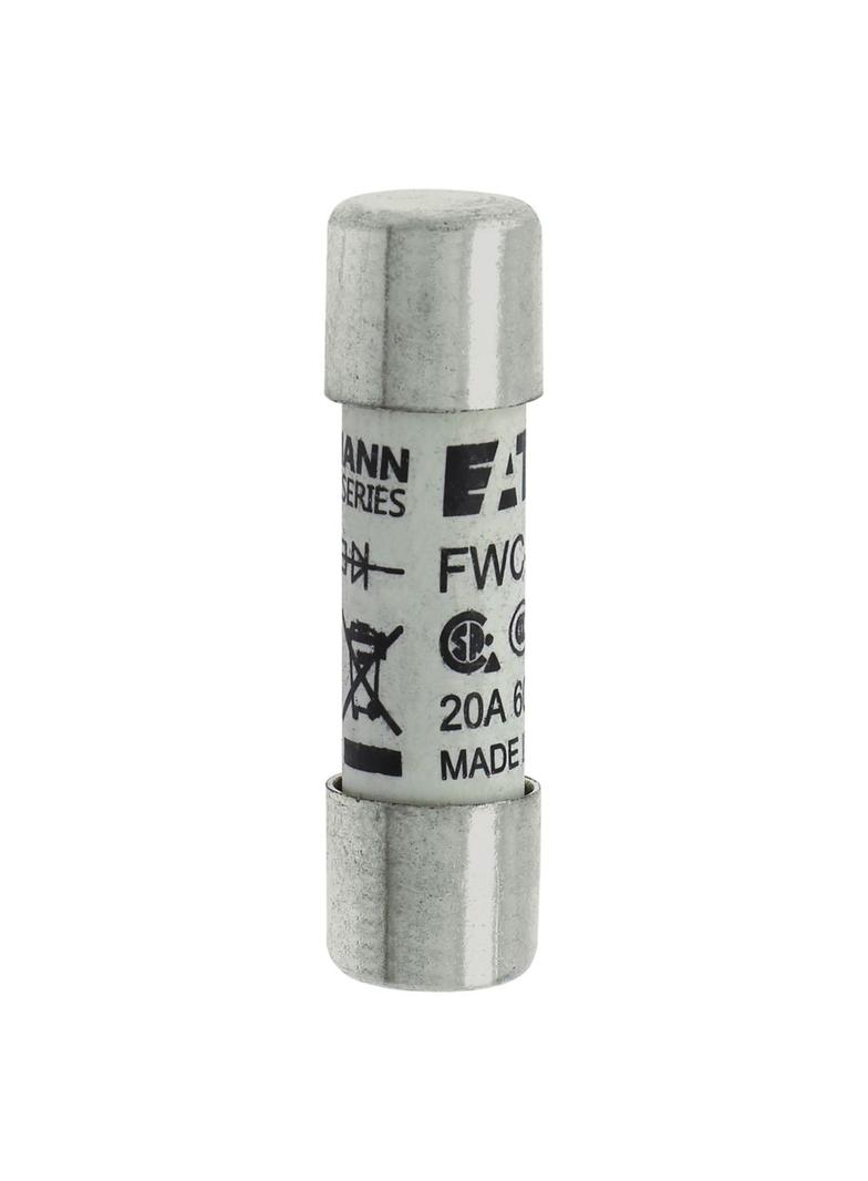 20AMP 600V AC UL FERRULE 10x38MM FUSE Wkładka szybka 20A AC 600V 10x38 mm aR UL FWC-20A10F EATON