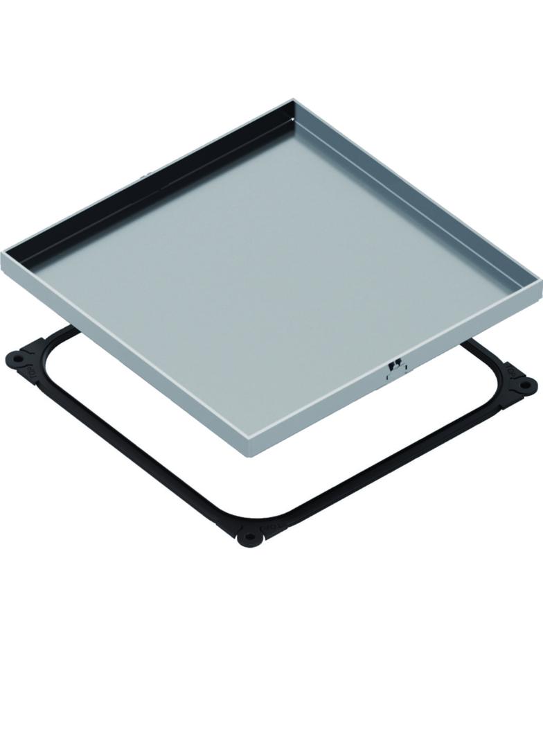 tehalit.VE-EE Pokrywa pełna do bazy IP54 5kN Q12 244x244 15mm stal nierdzewna EKQ122BL15 HAGER