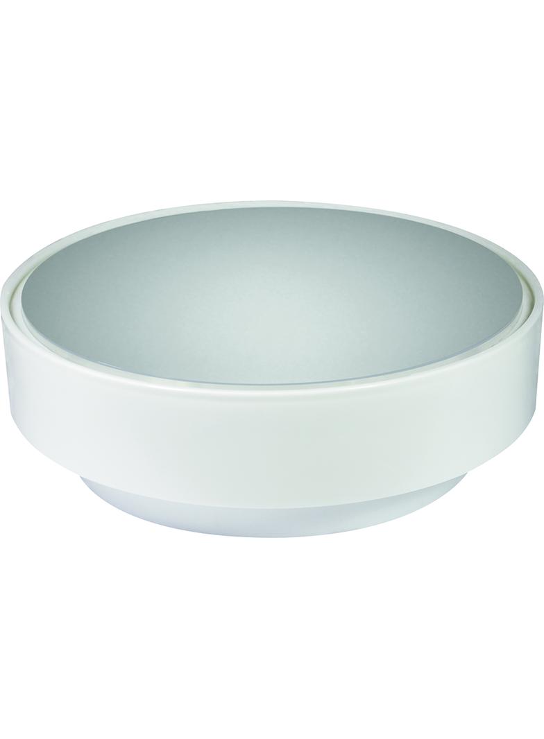 Oprawa oświetleniowa DIONE LED biały pierścień, biała podstawa, klosz mleczny b.neutralny 13W