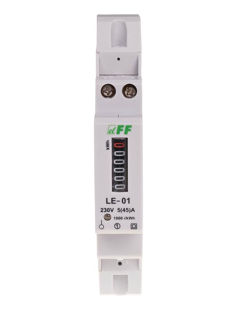 LICZNIK ENERGII ELEKTRYCZNEJ - JEDNOFAZOWY, BĘBNOWY, KL.1, 230V, 5(45)A, 50HZ