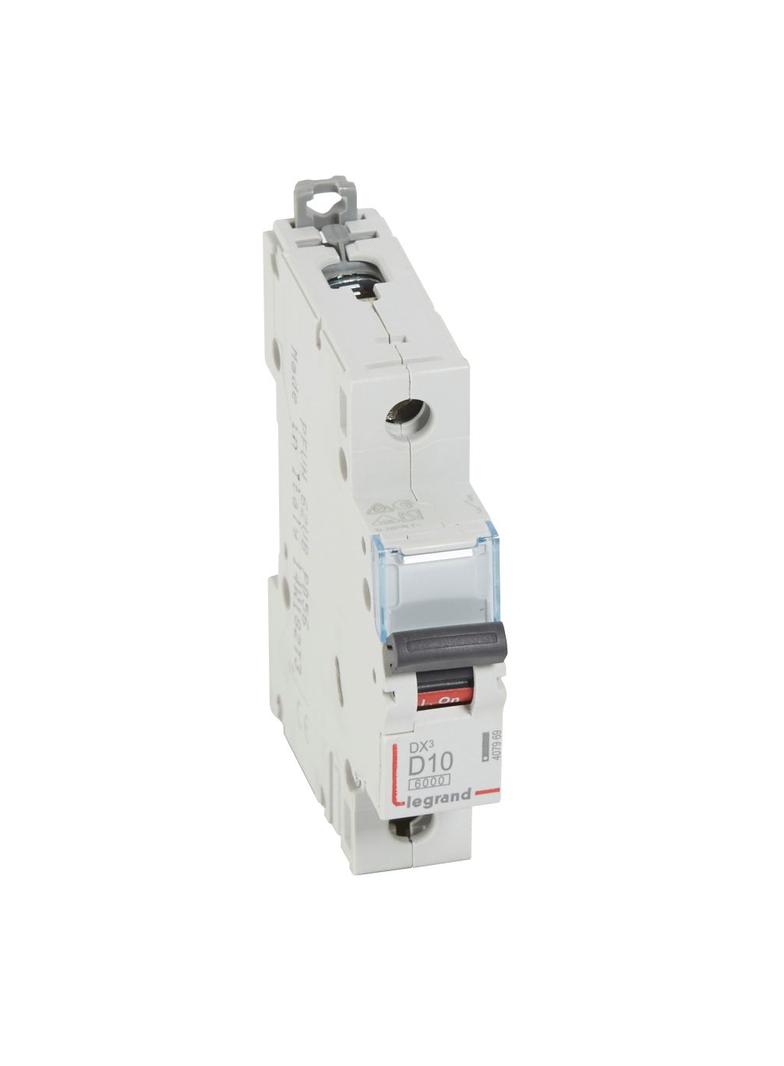 Wyłącznik Nadprądowy S 301 1P D10A 6kA DX3 407969 LEGRAND