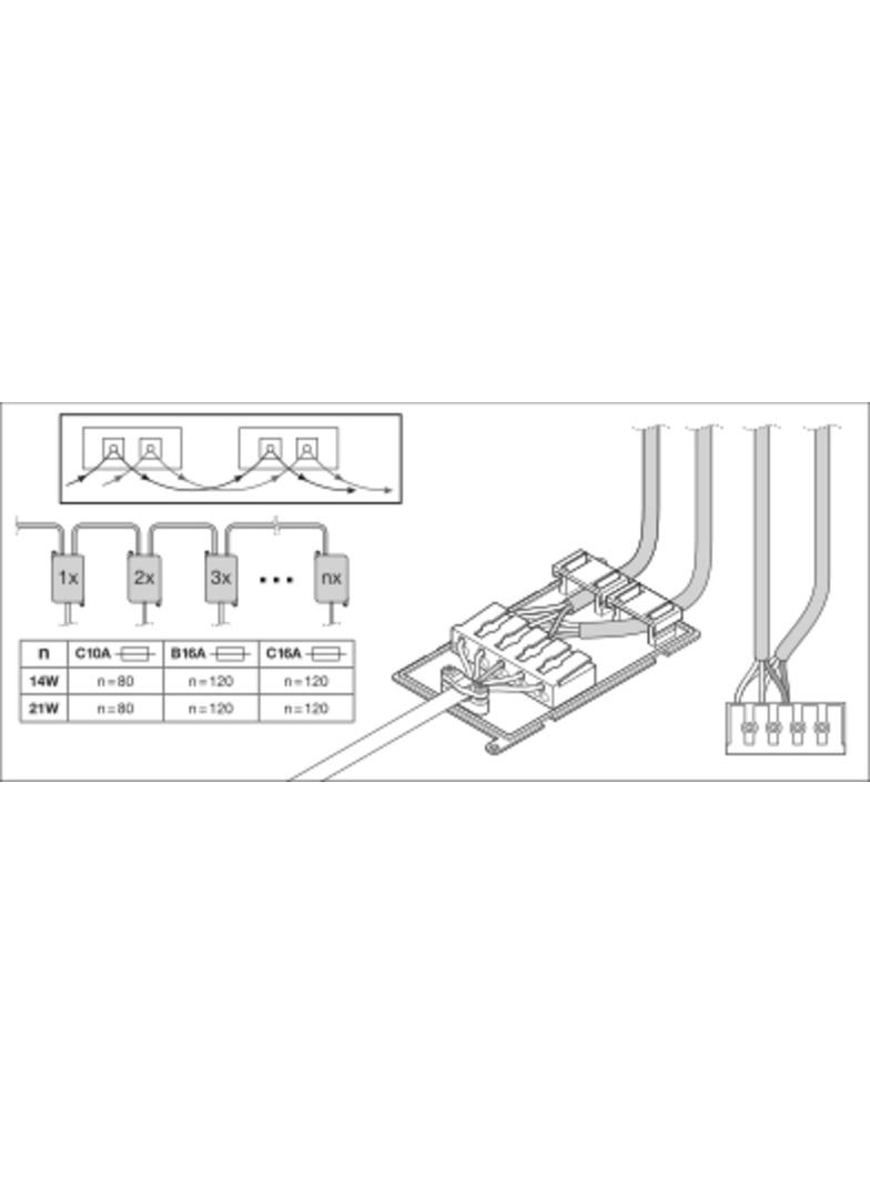 Oprawa DOWNLIGHT UGR19 DN195 PFM 21W 840 DALI WT