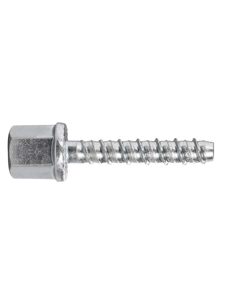 Wkręt do betonu R-LX M6 7,5x55 mm gwint wewnętrzny M10 ocynk galwaniczny 100szt. R-LX-06X055-I10-ZP RAWLPLUG
