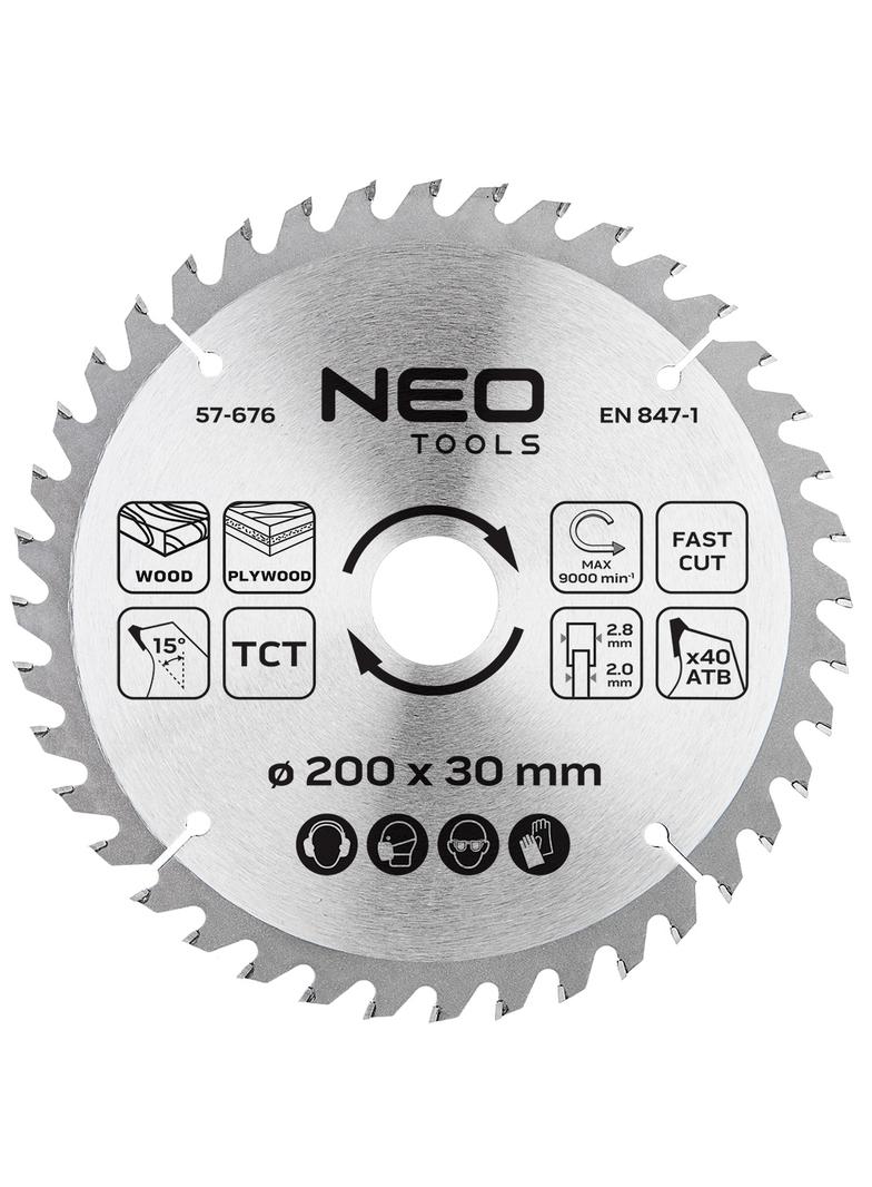 Tarcza do pilarki, widiowa, 200 x 30 mm, 40 zębów