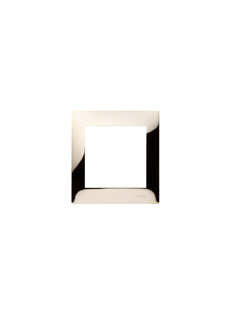 Simon 54 Premium Ramka 1-krotna PREMIUM IP20 / IP44 złoto DR1/66 KONTAKT