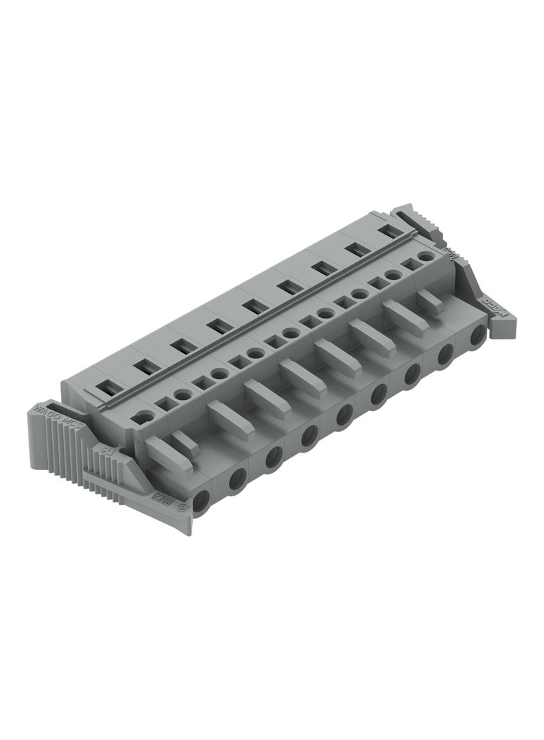 MCS-MIDI Classic gniazdo 9-bieg. szare raster 7,5 mm /25szt./ WAGO