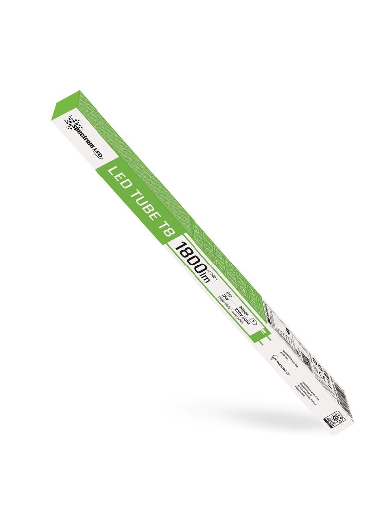 LED TUBE T8 SMD 2835 17W NW 28X1200 glass SPECTRUM