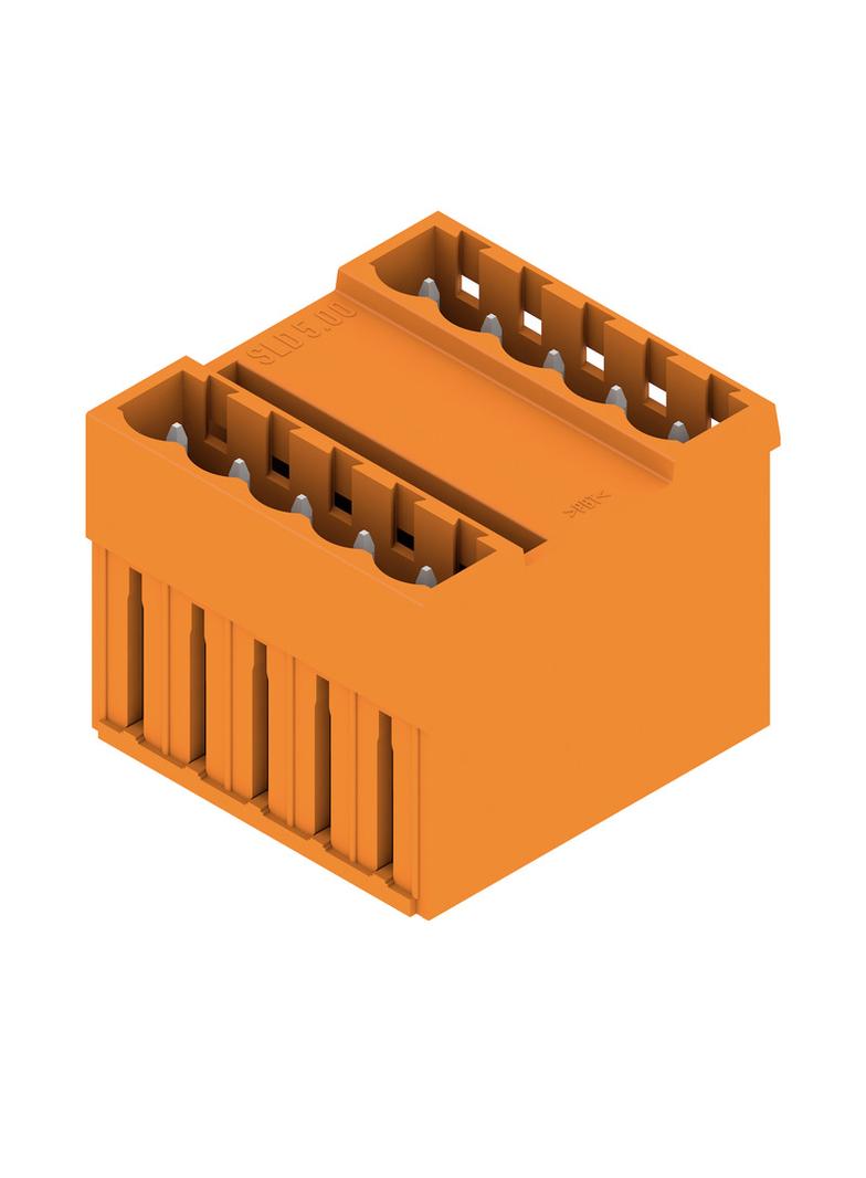 SLD 5.00/10/180G 3.2SN OR BX Wtyki PCB (złącza płyty), 5.00 mm, Liczba biegunów: 10, kąt odejścia: 180° /50szt./ 1614840000 WEIDMÜLLER