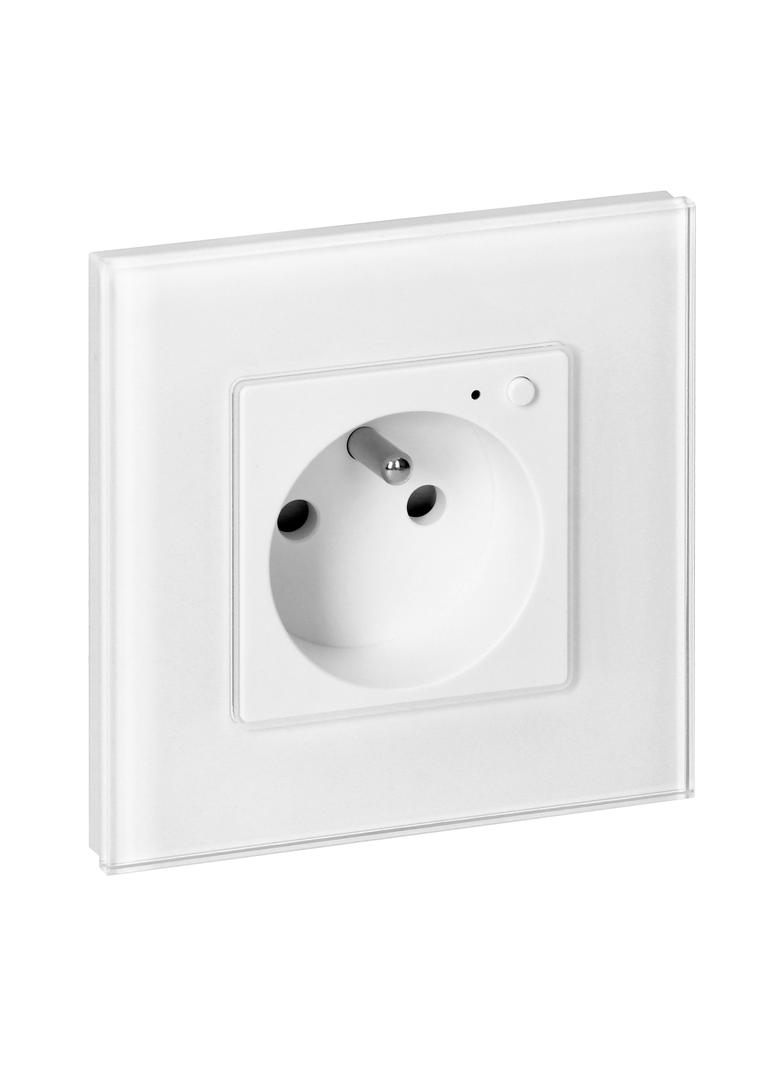 Gniazdo podtynkowe pojedyncze Tuya Smart Wi-Fi białe OR-SH-17205/W ORNO