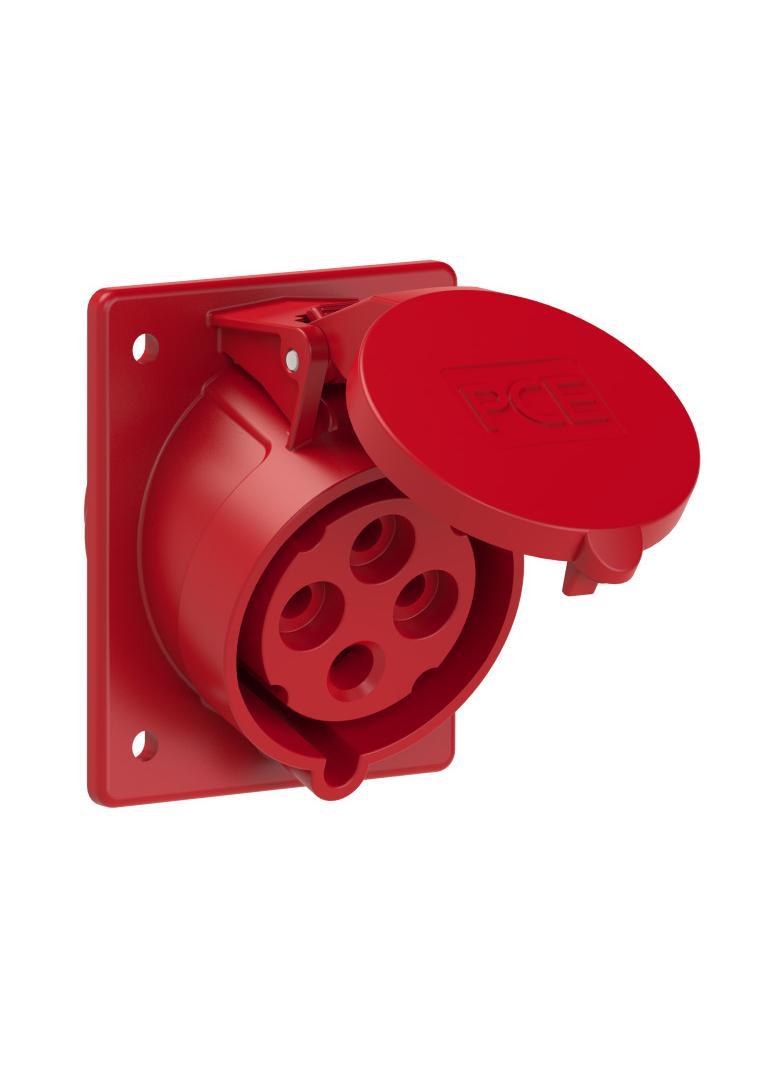 GNIAZDO TABLICOWE SKOŚNE TWIST  32A 400V 3P+Z 80x97mm  IP44