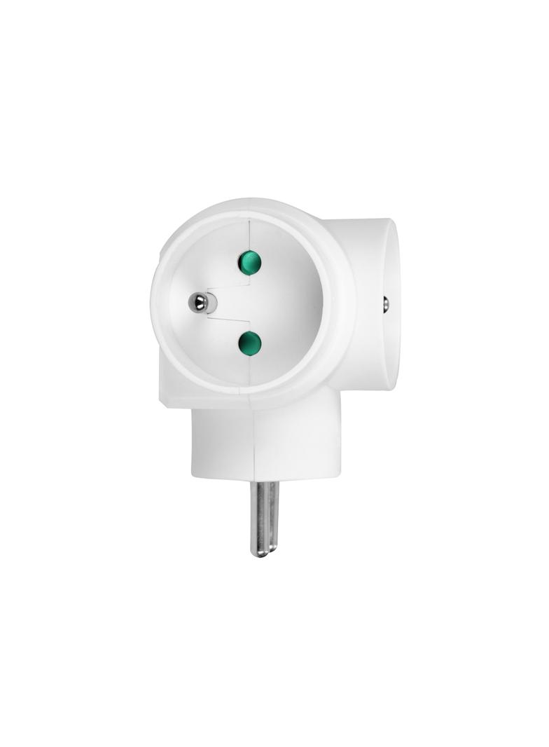 Rozgałęźnik 3x2P+Z, biały OR-AE-13184 ORNO
