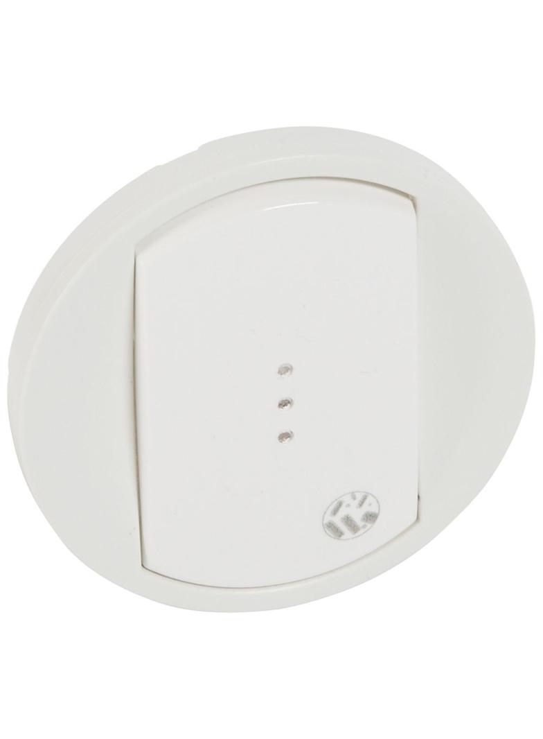 CELIANE - KLAWISZ POJEDYNCZY ANTYBAKTERYJNY PODŚWIETLANY BIAŁY, Legrand