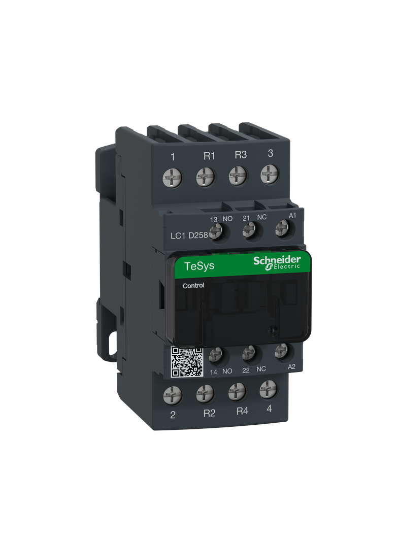 Stycznik 4 bieguny I=40A AC-1, styki 2 NO+2 NC, napięcie cewki 220 V AC LC1D258M7 Schneider