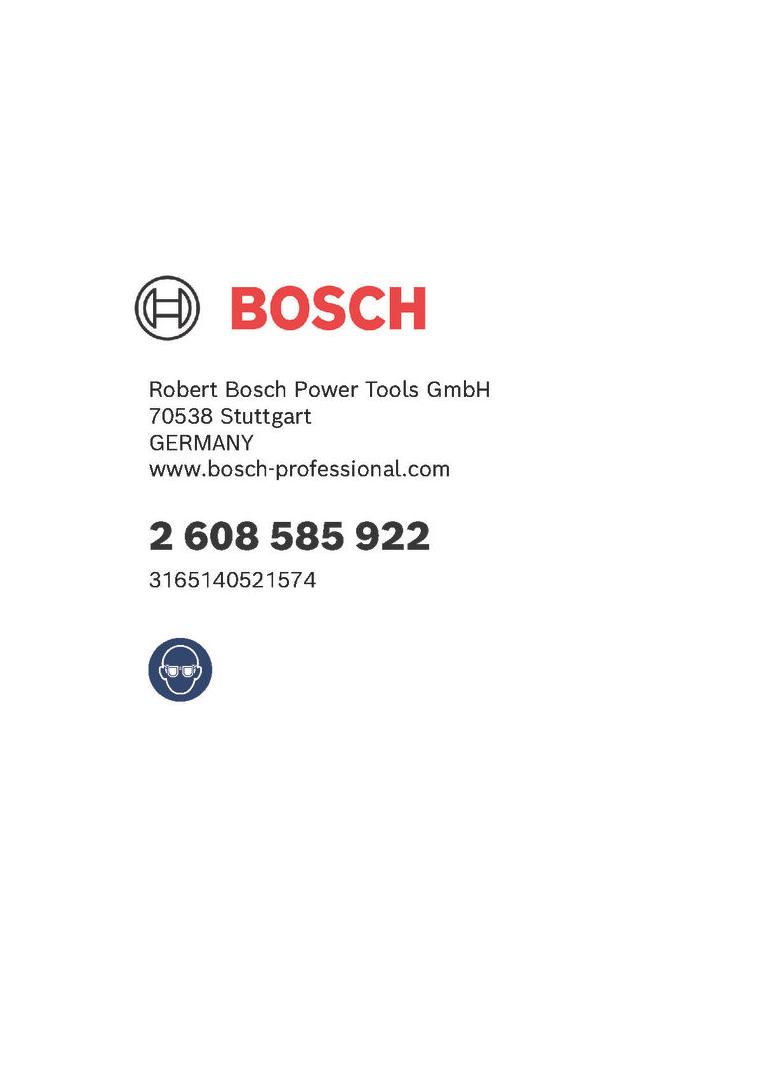 Wiertło do metalu HSS-G Standard 5x52x86mm 2608585922 BOSCH