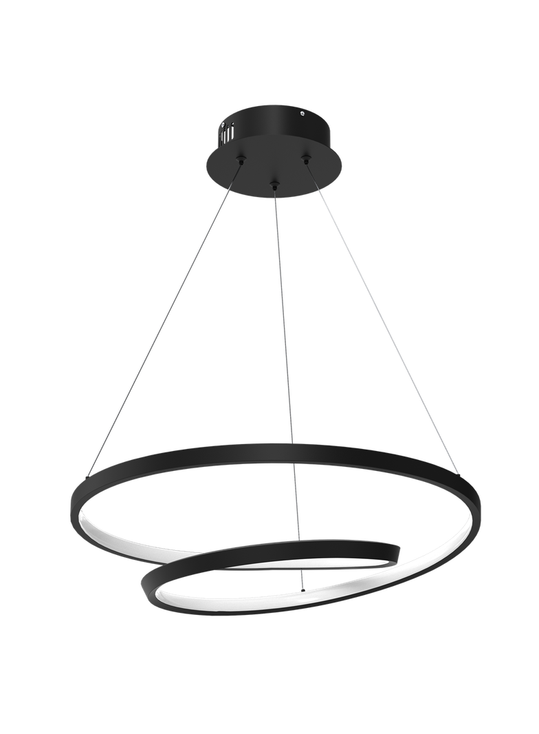Lampa wisząca LUCERO BLACK 48W LED