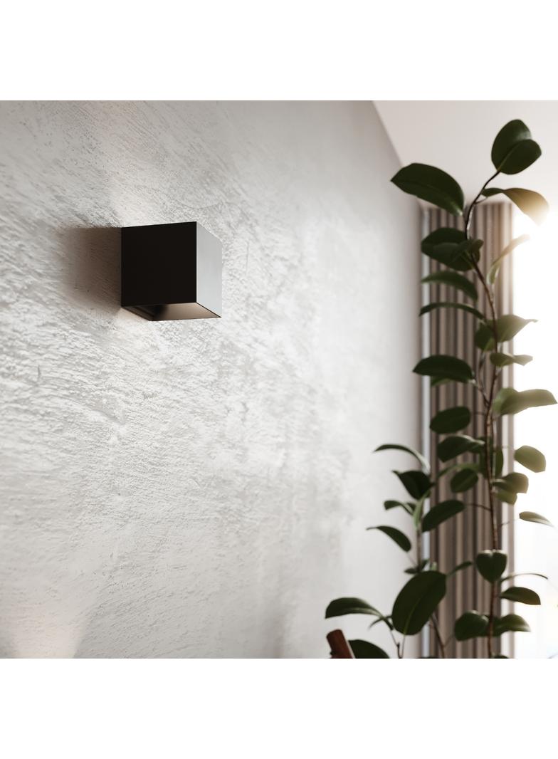 Sollux Kinkiet LUCA czarny LED IP54 SL.0545