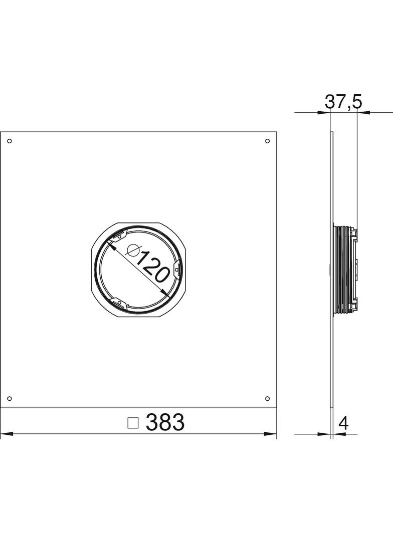 DUG 350-3 RM2, Pokrywa MONTAŻOWA