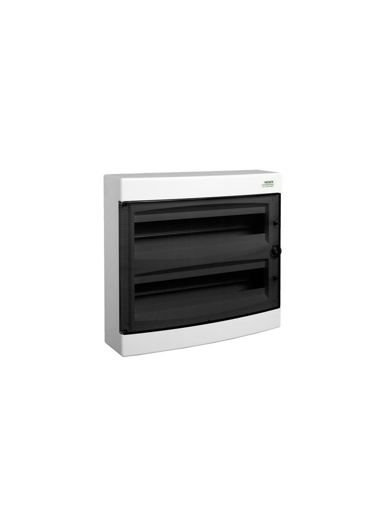 PNS 24T Rozdzielnica natynkowa drzwi przezroczyste IP40 2 rzędy 2x12 modułów 101500 NOARK