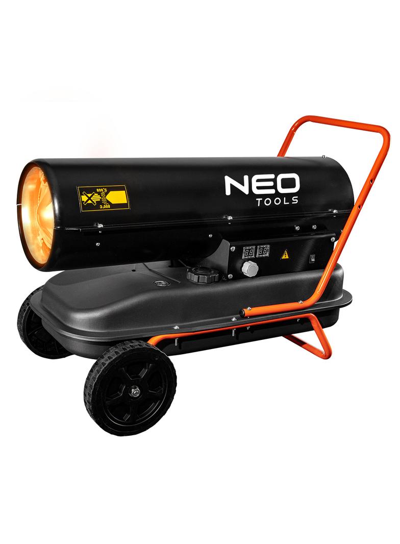 Nagrzewnica olejowa 30kW, zbiornik 38l, kółka