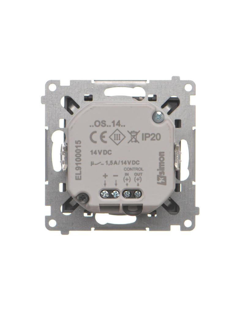 Simon 55 Oprawa oświetleniowa LED 14V z czujnikiem ruchu (0,78 W) Barwa zimna biała 5900K Grafitowy