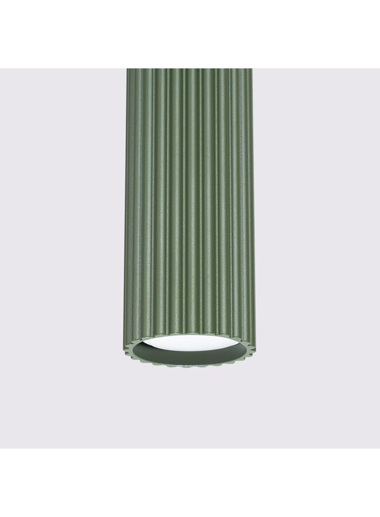 Sollux Lampa wisząca KARBON 3L zielona oliwka SL.1613