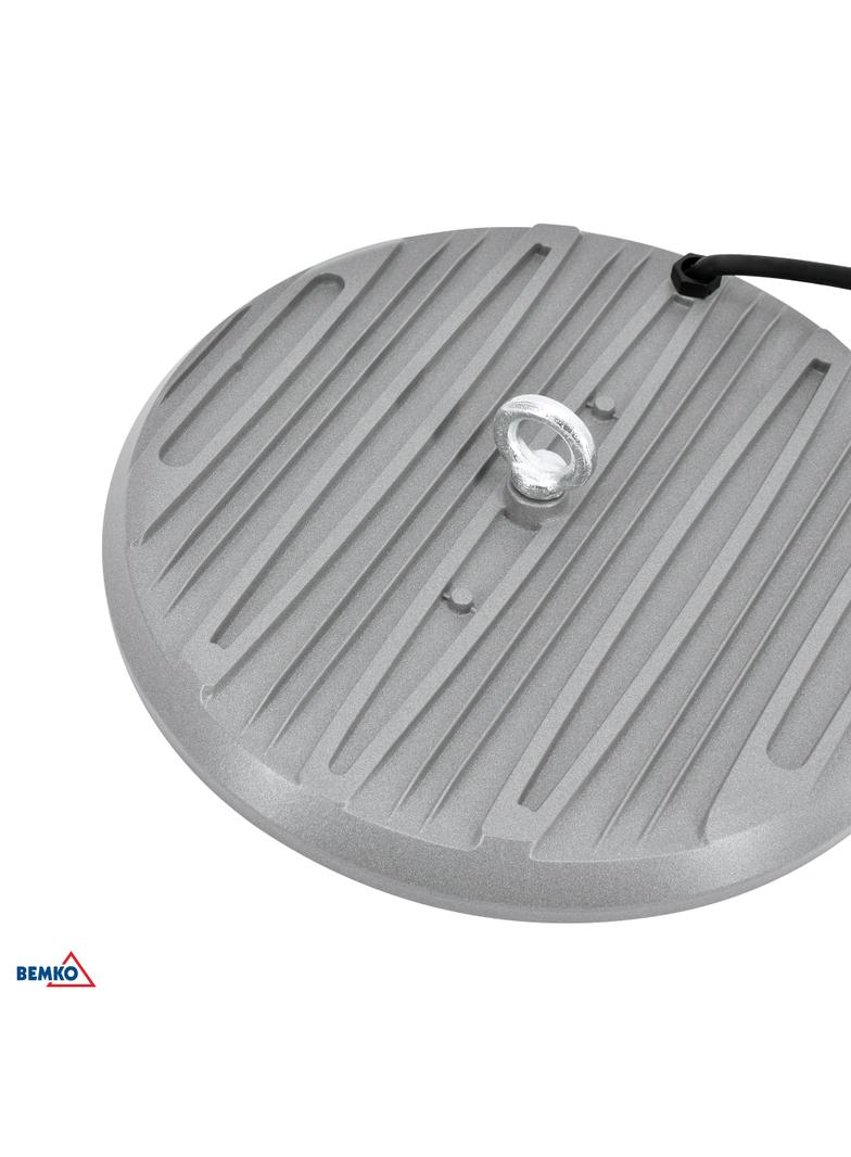HIGHBAY LED GAMPER 100W 4000K 10000LM CRI80 IP65 90° SZARY