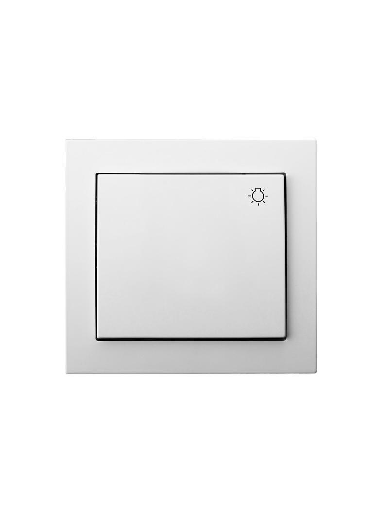 KIER Przycisk zwierny /światło/ kolor biały ŁP-5W/00 OSPEL