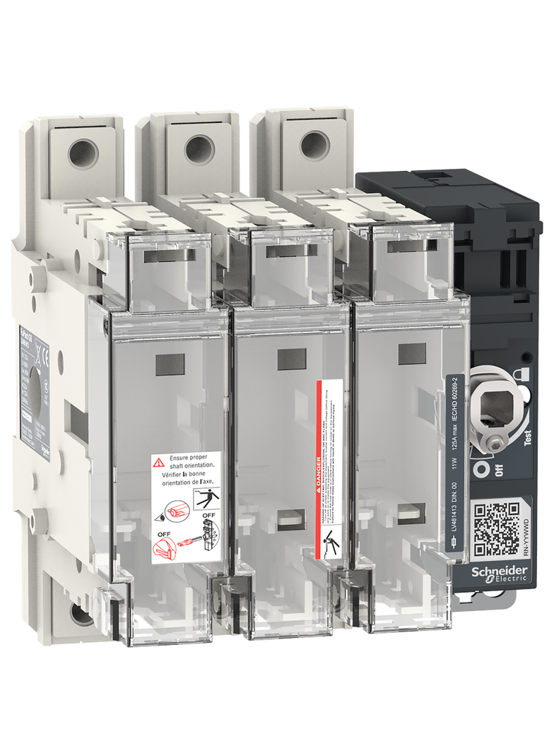 Rozłącznik bezpiecznikowy, FuPacT 125A , 3P, DIN 00