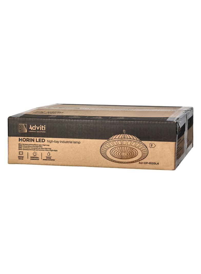 HORIN LED 150W oprawa typu highbay, 13500lm, IP65, 4000K, aluminium AD-OP-6133L4 ORNO