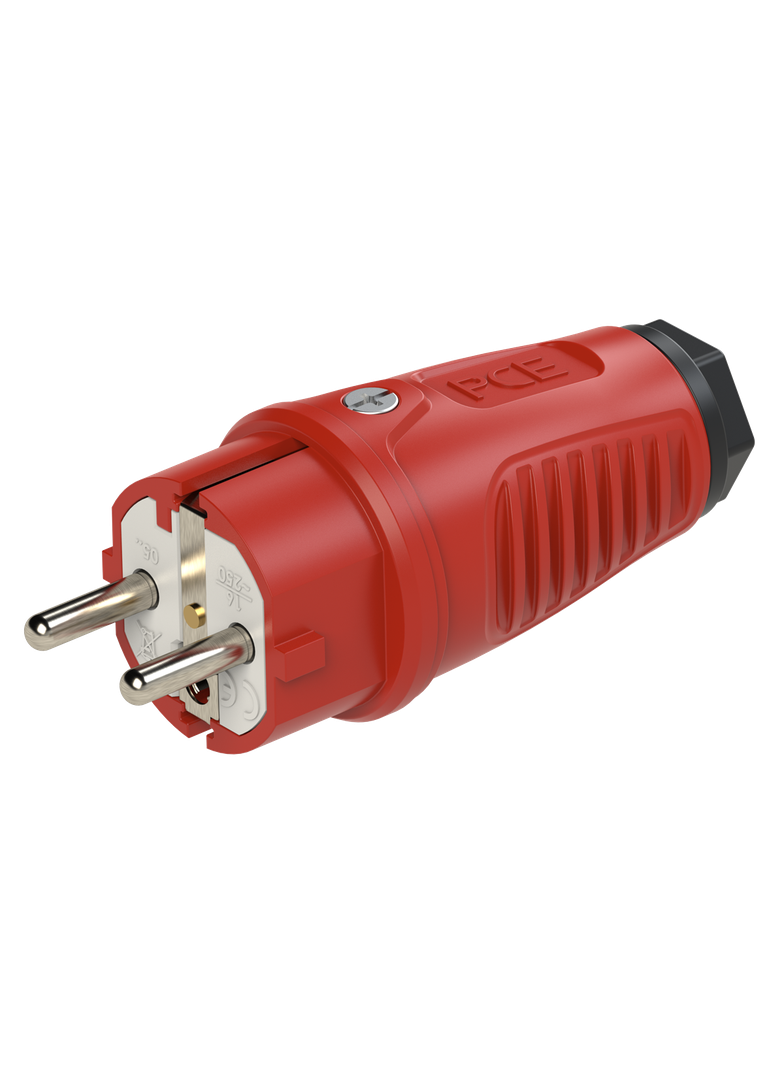 WTYCZKA GUM.16A 3P 230V IP44 CZERWONA 0521-R PCE